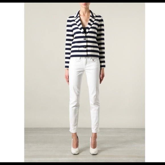 Tory Burch Navy And White Blazer - Picture 9 of 9